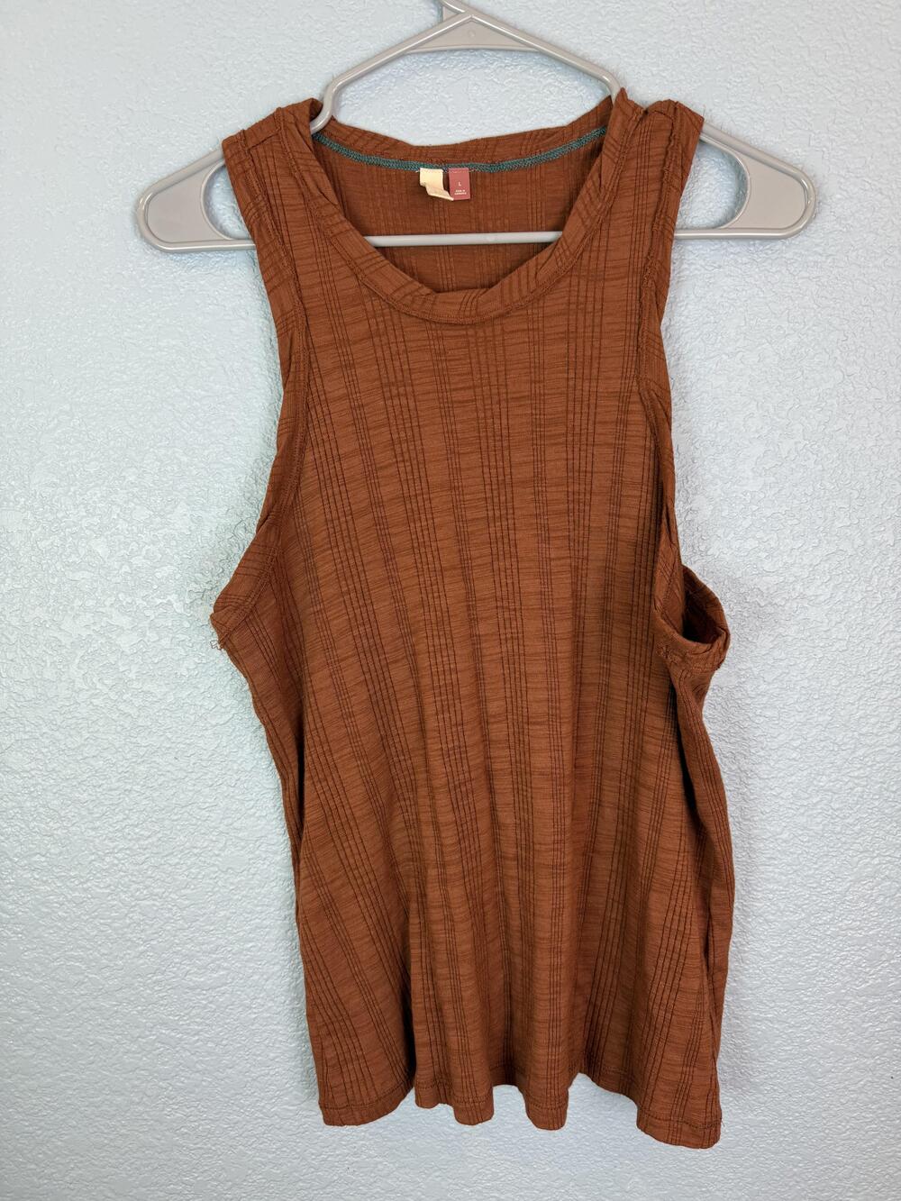 Pilcro Tank Top Womens Large Ribbed Sleeveless Relaxed Fit Urban Outfitters